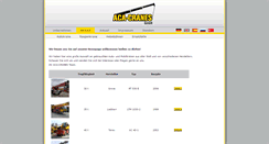 Desktop Screenshot of aca-cranes.com